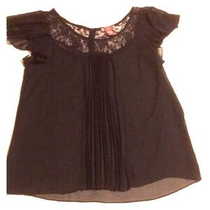 DMBM BLOUSE LACE BLACK SIZE MEDIUM
